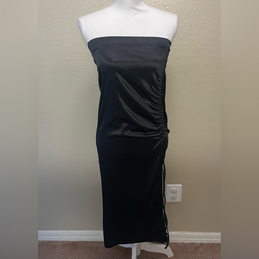 Drawstring black skirt - Picture 7 of 8